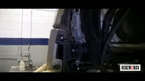 Демонтаж переднего бампера mersedes w203