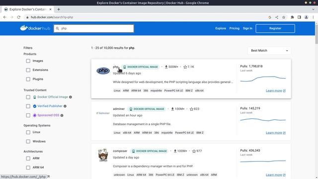 Maestro PHP 8 - Docker Hub #70 смотреть онлайн