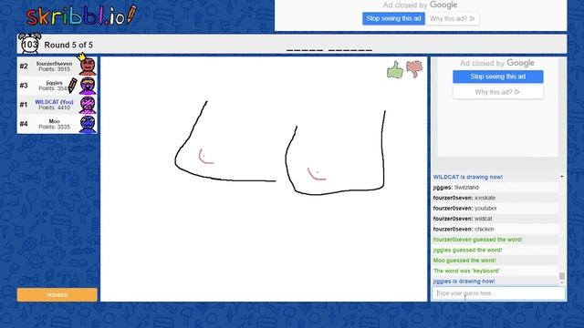 My enormous cerebral cortex is yet again much too large for this silly drawing game... смотреть онлайн