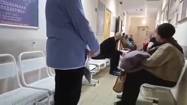 Пожар в поликлинике. Реакция на пожарную тревогу смотреть онлайн