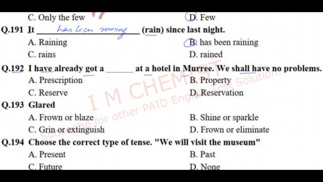 PMC Paid MDCAT ENGLISH Practice Test 3 (2021) PMC ENGLISH TEST with detailed explanation (2021) смотреть онлайн