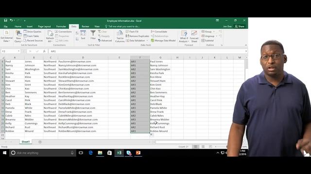 How to Use Flash Fill and Autofill Microsoft Office Excel 2016 смотреть онлайн