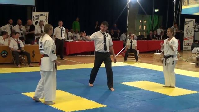 British Karate Kyokushinkai 8th Cup of Europe Zoe Leigh Moulden v Lilla Herczeg смотреть онлайн