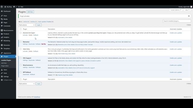 How to rollback a WordPress plugin смотреть онлайн