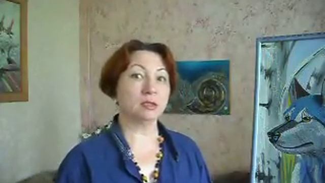 Синий волк. Картина маслом. Видеознакомство смотреть онлайн