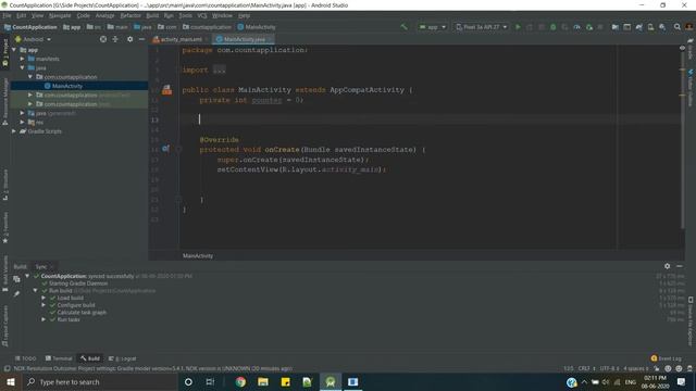 How to create a count application in Android Studio using Java смотреть онлайн