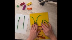 Пластилинография. Быстрая поделка на 8 марта