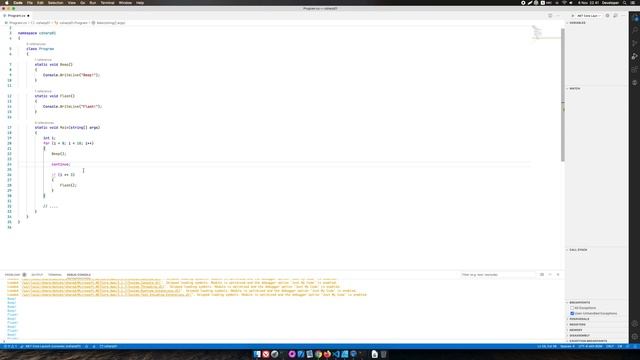 Изучаем циклы for, while, do while в C# смотреть онлайн