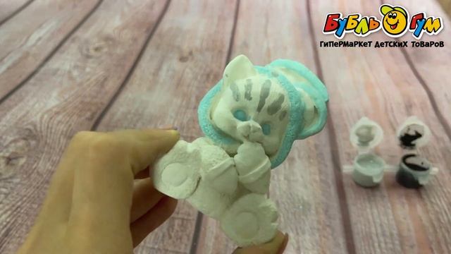Набор игрушка с красками и кистью Котёнок смотреть онлайн