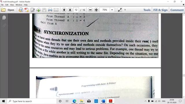 Thread Synchronization and priority смотреть онлайн