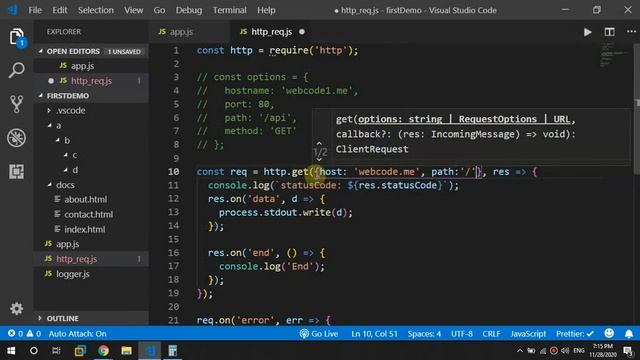 آموزش Node.js - بررسی ماژول http بخش دوم смотреть онлайн