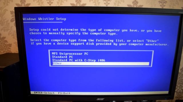 Установка Windows Whistler на современный компьютер Часть 4 смотреть онлайн