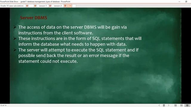 Grade 11 - IT | 21 July 2020 | Database Management: types of Database смотреть онлайн