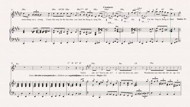 Trumpet - Oogie Boogie’s Song - The Nightmare Before Christmas - Sheet Music, Chords, & Vocals смотреть онлайн