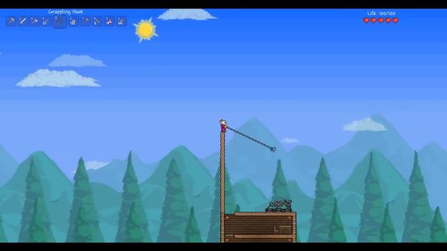 Terraria: How to Take No Fall Damage смотреть онлайн