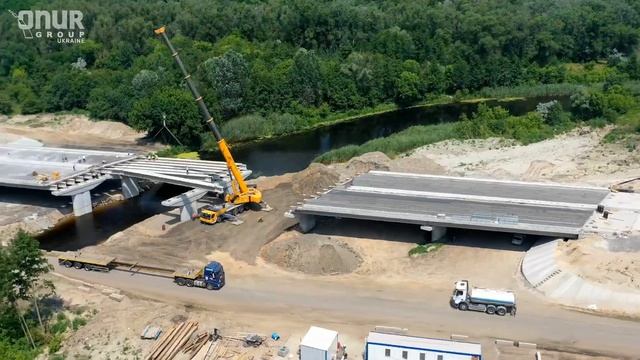 Дніпро-Решетилівка Н-31км 113-114 мостовий перехід через р.Ворскла монтаж 24 балок смотреть онлайн