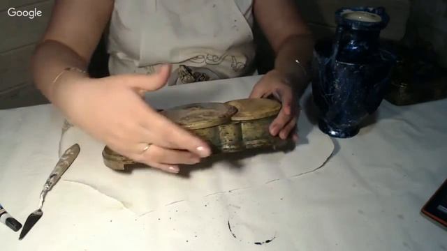 наталья каримова,имитация натурального камня на вазе,декупаж смотреть онлайн