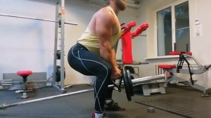 "Тяга Т-грифа стоя в наклоне"