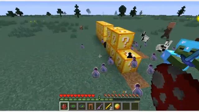 Minecraft mod review || Lucky Block Mod смотреть онлайн