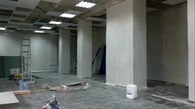 Косметический ремонт помещения под магазин.г.Чапаевск. смотреть онлайн