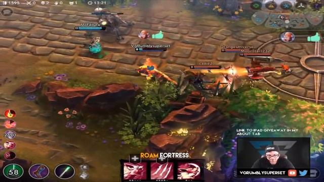 Vainglory Skins - Netherworld Fortress [Tier 1] Roam Gameplay [Update 1.16] смотреть онлайн