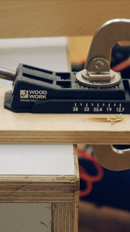 Просверлил и соединил | Кондуктор для сверления под косой шуруп Pocket-Hole PHJ-02 SET Woodwork смотреть онлайн