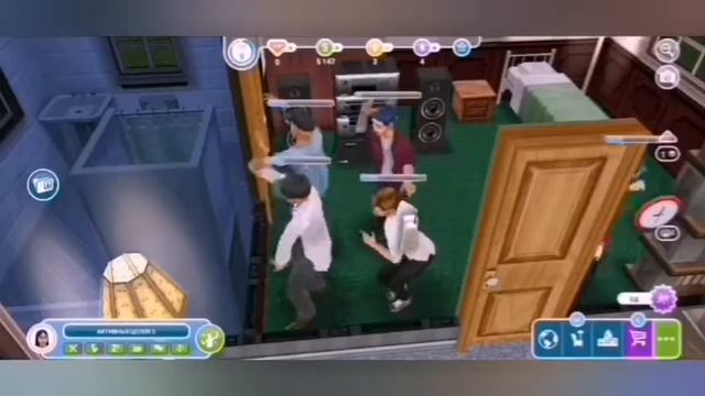 СИМС! ТАНЕЦ МОИХ ПЕРСОНАЖЕЙ ПОДХОДИТ ПОД ЛЮБУЮ ПЕСНЮ смотреть онлайн