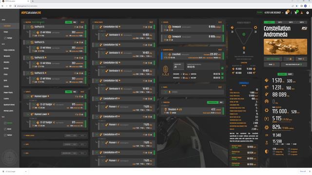 Star Citizen - Constellation Andromeda Loadout Guide смотреть онлайн