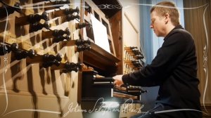 И. С. Бах. Фуга соль-минор (G-moll) BWV 578, («Маленькая Фуга»). Орган - Джонатан Скотт (J. Scott).