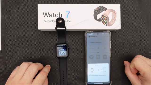 Smartwatch IWO WATCH 7 CONFIGURAZIONE смотреть онлайн
