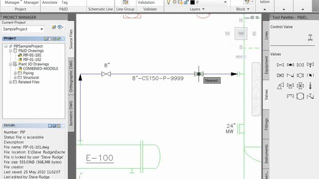 AutoCAD P&ID 2011 - Generating AutoCAD P&ID Diagrams смотреть онлайн