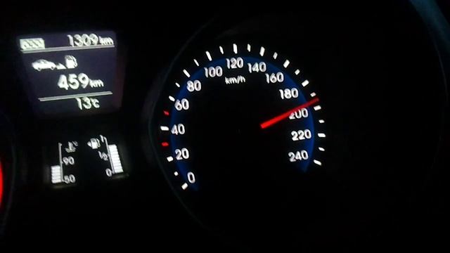 Hyundai I30 2015 1.6 MPI - Acceleration 140-210 Km/h