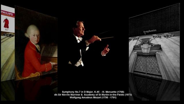 W.A. Mozart - Symphony No.7 in D major K.45 3 (dir. Sir Neville Marriner, 1972) смотреть онлайн