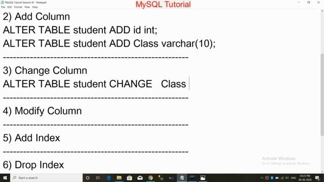 MySQL Tutorial Session - 11 || Alter Table || For Beginner To Advance || Hindi смотреть онлайн