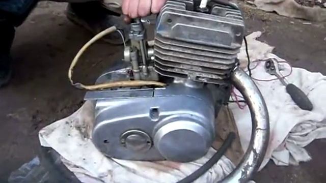двигатель Минск 87 года выпуска. 12 вольт. смотреть онлайн