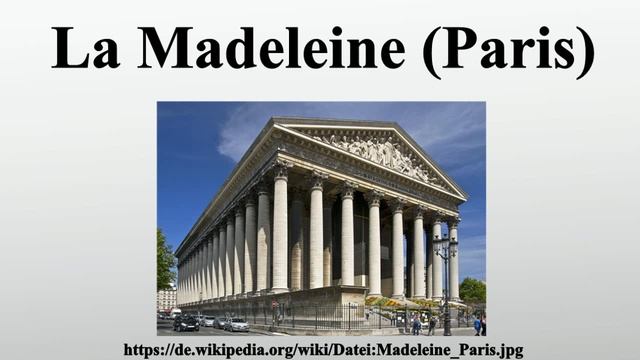 La Madeleine (Paris) смотреть онлайн