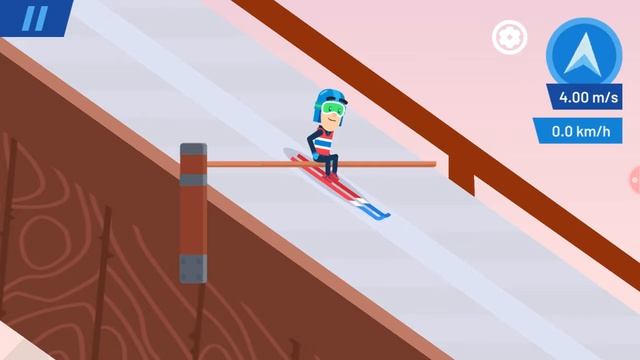 Glitch in game 'ski jump challenge' смотреть онлайн