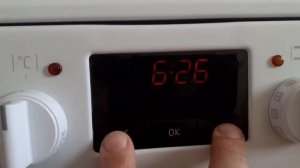 как выставить время на электро плите HANSA