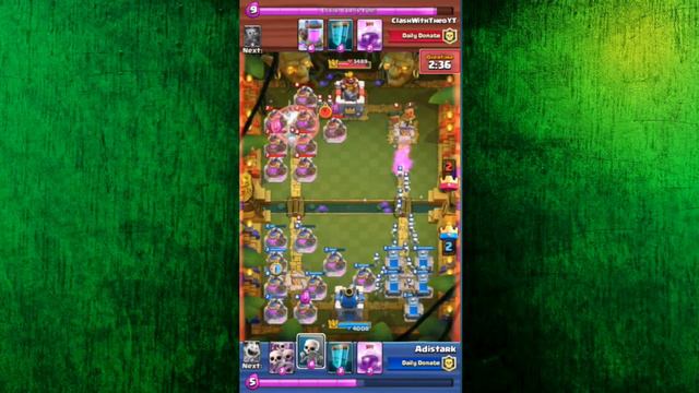 100+ ГОБЛИНОВ С ДРОТИКАМИ! МЕГА ФАН АТАКА Clash Royale смотреть онлайн