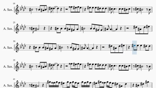 Alto Sax Sheet Music: How to play Mary On A Cross by Ghost смотреть онлайн