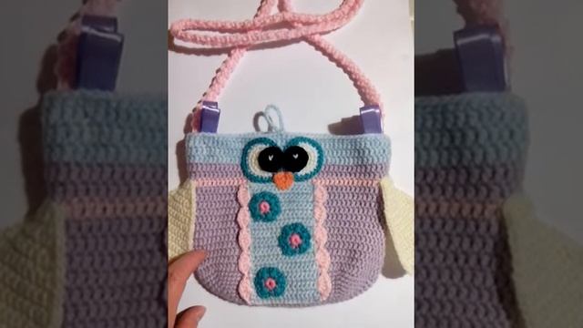 Handmade. Сумочка Сова. Вязание крючком. смотреть онлайн