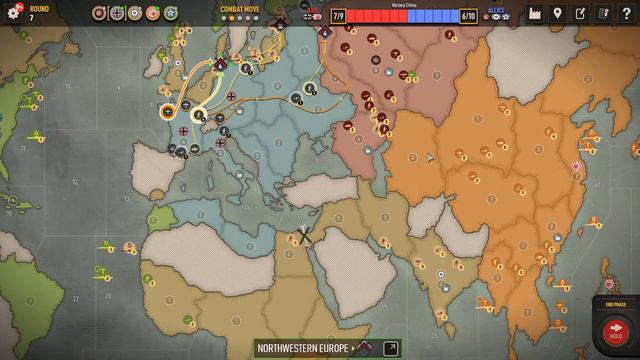 Axis and Allies 1942 Online | Me (axis) V. DUINKAT (Allies) Ep. 5. смотреть онлайн