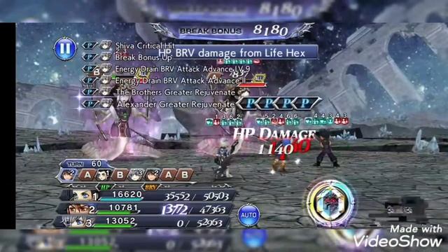 DFFOO GL - Perfect stage on Abyss Perfectum Stratum 3 last node смотреть онлайн