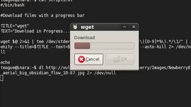 wget with Zenity Progress Bar Final Version (for now) смотреть онлайн
