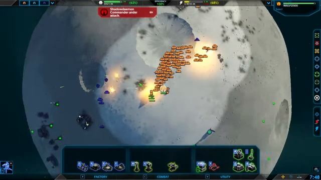 Planetary Annihilation 1v2 Absurd AI смотреть онлайн