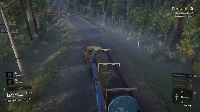SnowRunner Стартуем в Highway Haulin The Region смотреть онлайн