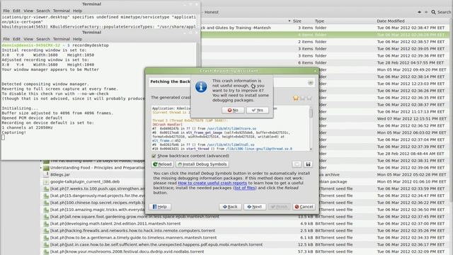 bug report on linuxmint 12: kdenlive install crashes on startup смотреть онлайн
