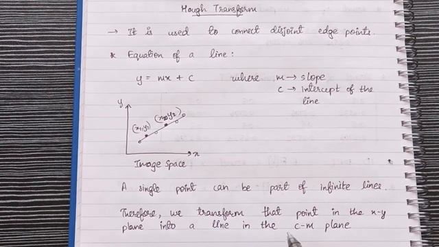Hough Transform Explained with Example смотреть онлайн