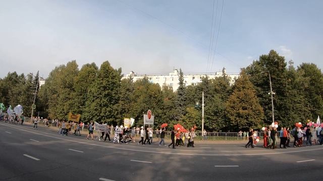 День города в  Зеленограде .60  лет. Шествие  коллективов. 8  сентября 2018 .