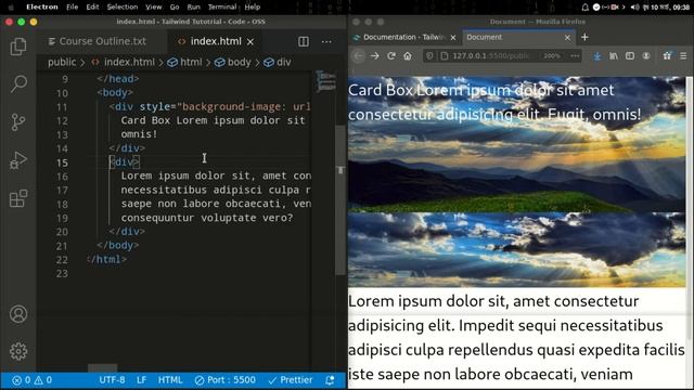 Tailwind CSS in Bangla # 7 - Background Image & Color смотреть онлайн